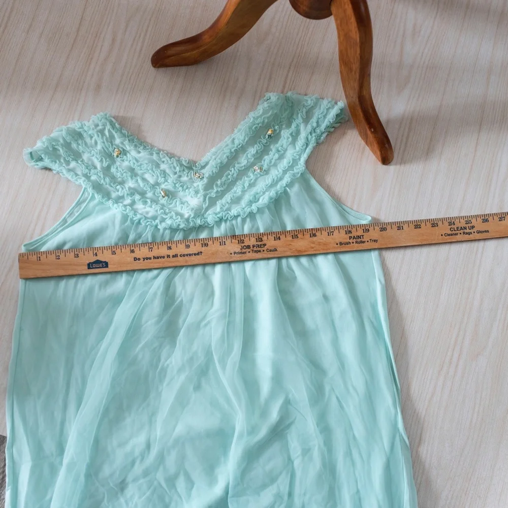 Vintage Teal Nighty - Picture 14 of 14